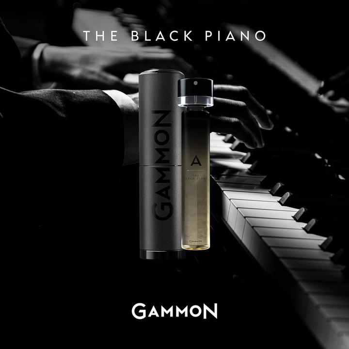Image du produit Gammon 8741 Black Notes Parfum Starter Set A (2x20 ml), le parfum boisé et sucré BLACK PIANO pour hommes (Eau de parfum, 40 ml)