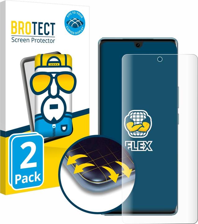 Produktbild BROTECT Full-Cover Displayschutz (2 Stück, Vivo V29)