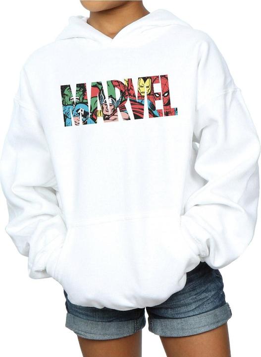 Actual product image Girls Logo Character Infill Hoodie (128)