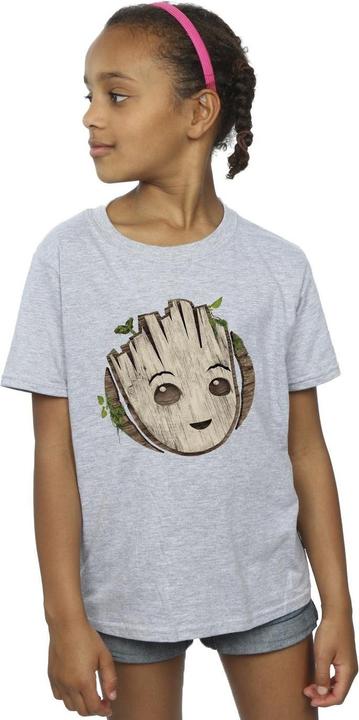Immagine prodotto I Am Groot Wooden Head Maglietta Ragazze (152, 158)