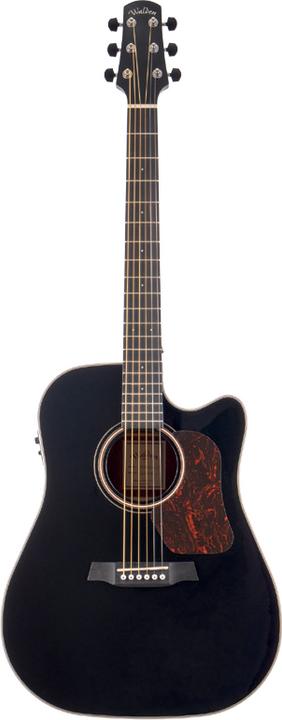 Produktbild Walden D640CEB (Westerngitarre, Griffbrett: Ebenholz, Mechaniken: Chrom mit schwarzen Knöpfen, Schlagbrett: Schildpatt, Rosette: Ahorn & Mahagoni, Boden und Zargen: Mahagoni, Hals: Glasfaserverstärktes Mahagoni, Decke: Massive Sitka-Fichte, Sattel & Stegeinlage: GraphTech NuBone, Binding: Weisses ABS)