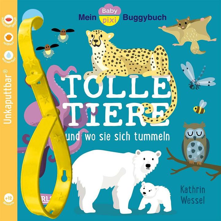 Bébé Pixi (incassable) 154 : Mon livre-buggy bébé Pixi : Des animaux formidables (Allemand)