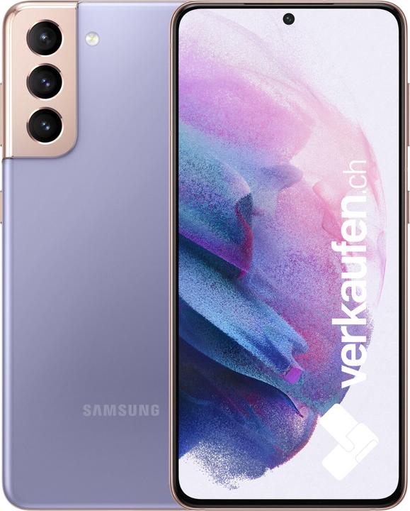 Actual product image verkaufen.ch Galaxy S21 Dual SIM 5G (256 GB, Phantom Violet, 6.20", 64 Mpx, Dual SIM, A / Like new)