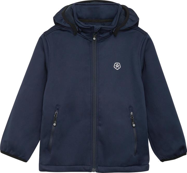Color Kids Softshell W. Fleece Total Eclipse