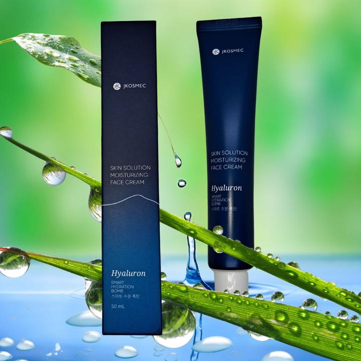 Image du produit JKosmec Solution pour la peau Crème hydratante à l'acide hyaluronique pour le visage (50 ml, Crème 24h)
