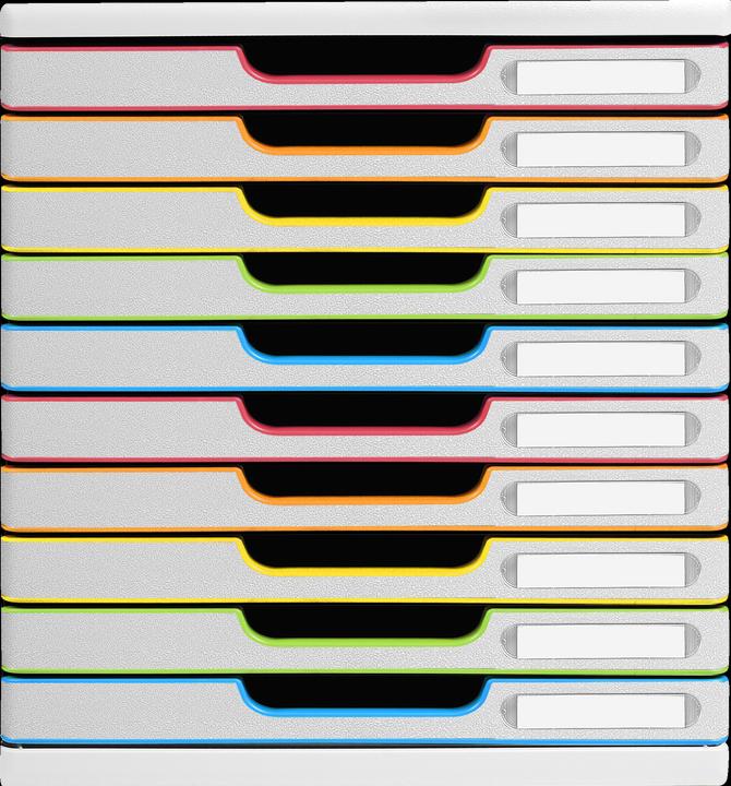 Image du produit Exacompta Boîtes à tiroirs modulables (A4+)