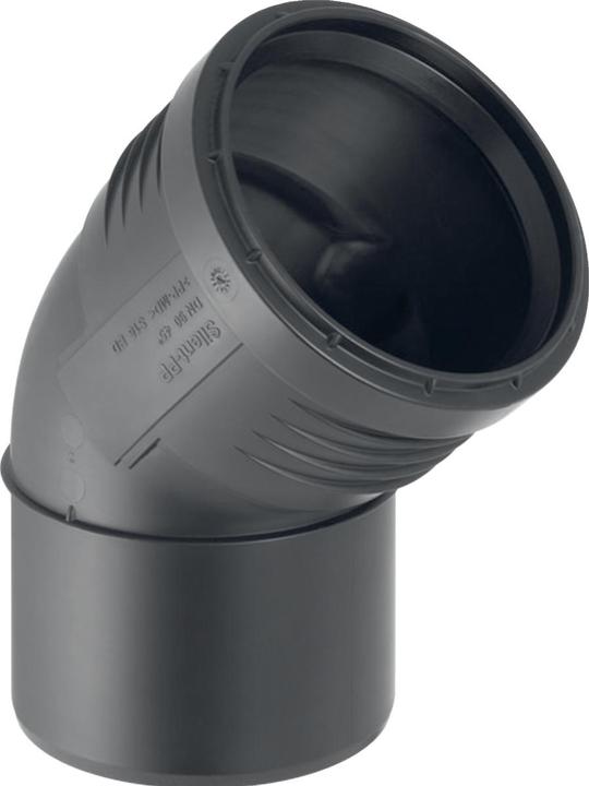 Produktbild Geberit Vertriebs GmbH Silent-PP Bogen mit Muffe 45Grad DN100
