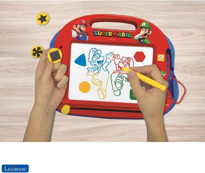 Actual product image Lexibook Magic Magnetic Super Mario Drawing Board