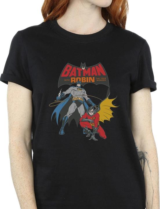 Image du produit Femme/Les femmes Batman et Robin - T-shirt boyfriend en coton (XXL)
