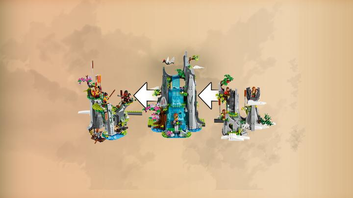 Immagine prodotto LEGO La leggendaria montagna di fiori e frutti (80024, Set LEGO rari, LEGO Monkie Kid)