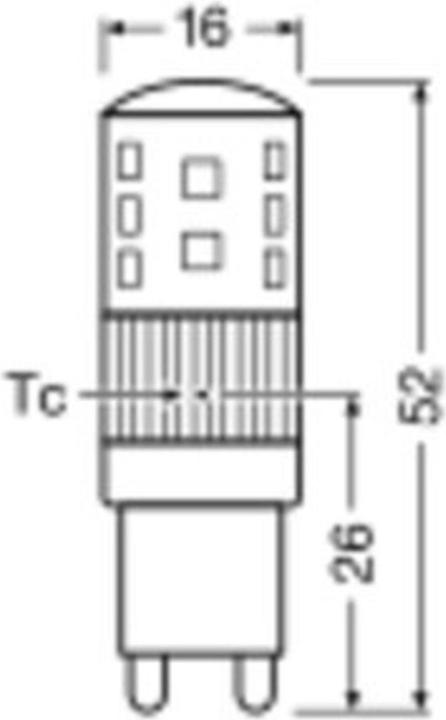 Actual product image Ledvance LED lamp (G9, 3 W, 320 lm, 1 x, F)