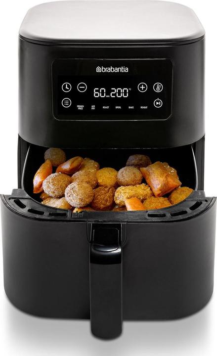 Brabantia Airfryer - 5.7 liters - 1700 Watt - Touchscreen - PFAS -FREE NIKENTAG COD - 6 Automatic pr