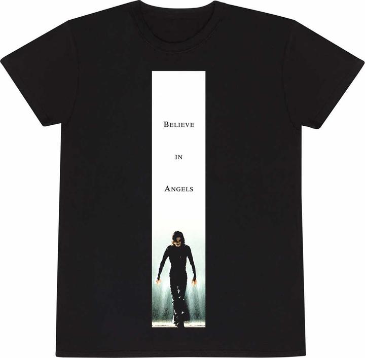 Actual product image The Crow Unisex Adult Poster T-Shirt (L)