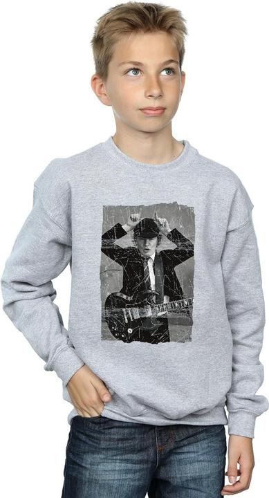 Immagine prodotto AC/DC Angus Young Distressed Photo Felpa Ragazzi (116)