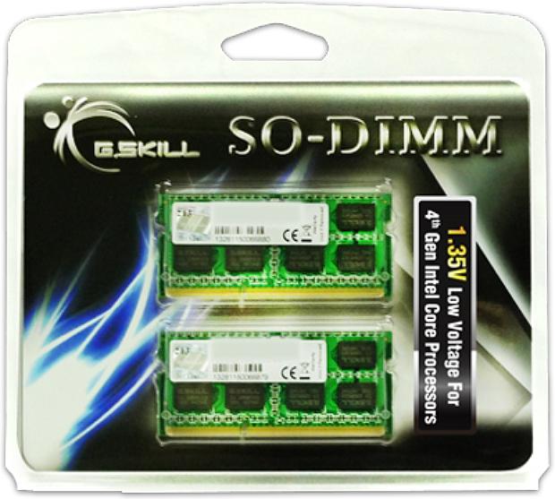 Image du produit G.Skill Standard 1.35V (2 x 4GB, 1600 MHz, RAM DDR3, SO-DIMM)