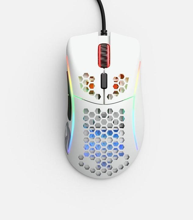 Actual product image Glorious PC Gaming Race Gaming mouse model D Minus (matt white) (Cable)
