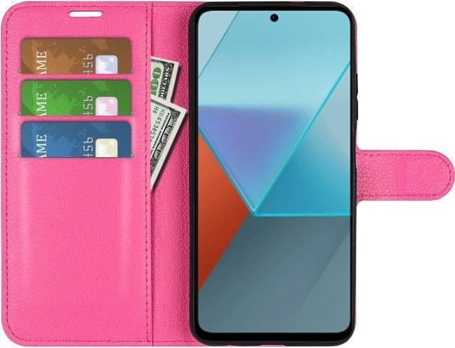 Produktbild MU Classic Litchi Leder Bookcover Series (Xiaomi Redmi Note 13 Pro 5G)