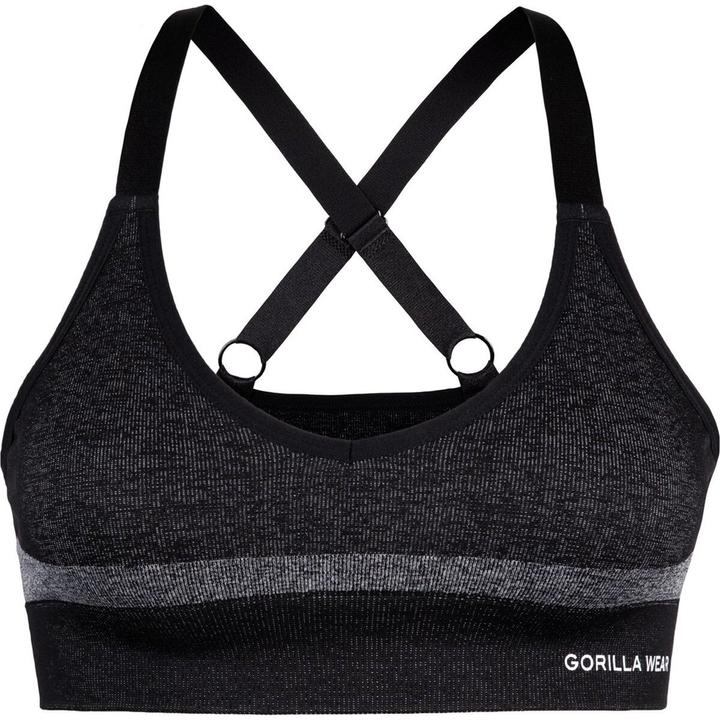Gorilla Wear Selah Seamless Sports Bra - schwarz