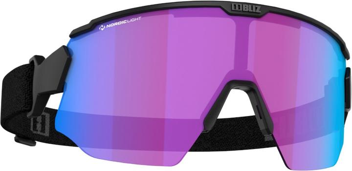 Actual product image Bliz Breeze Nano Optics Nordic Light (Matt Black, Begonia, Violet w Blue Multi, Brown w Silver Mirror)