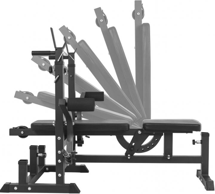 Produktbild Gorilla Sports Hantelbank Kraftstation & Langhantelset