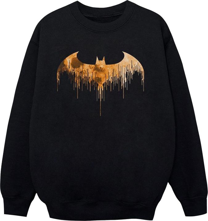 Actual product image Boys Batman Arkham Knight Halloween Moon Logo Fill Sweatshirt (152, 158)