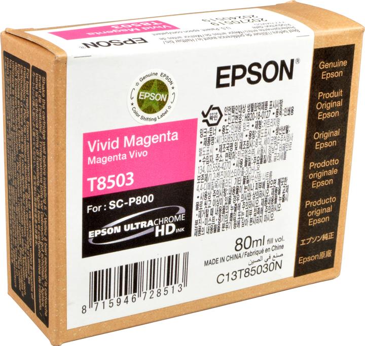 Image du produit Epson T8503 UltraChrome HD Vivid (M)