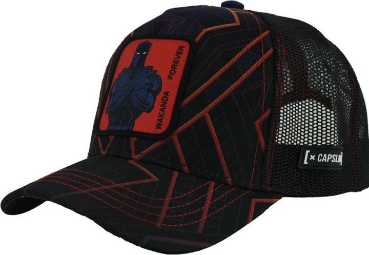 Capslab Marvel Black Panther Cap CL-MAR3-1-PAN1 Schwarz Einheitsgrösse (One Size)