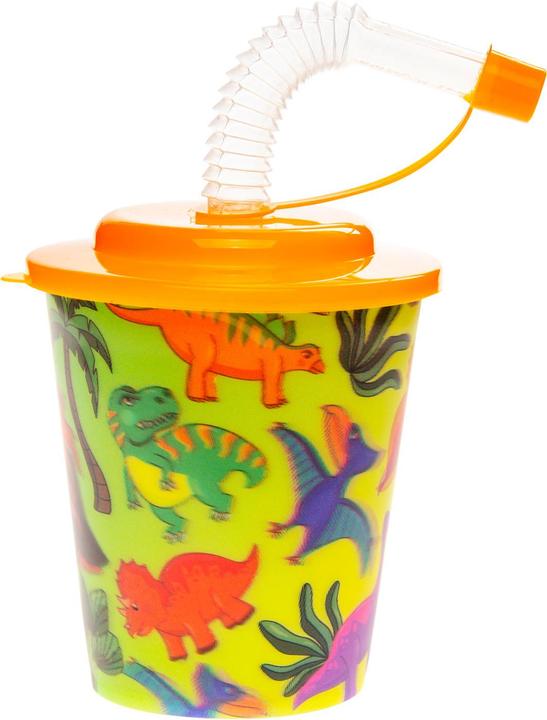 Image du produit LG-Imports Gobelet avec couvercle et paille Dinosaure, 12 pièces. (12 x)