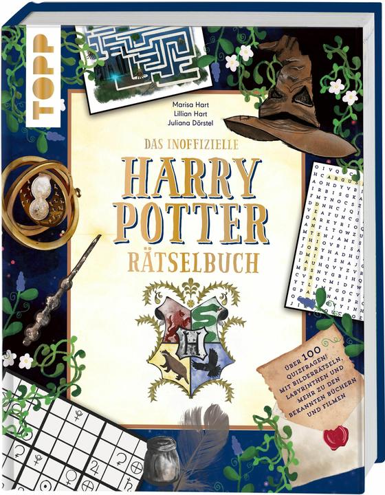 Produktbild Das inoffizielle Harry Potter-Rätselbuch. Über 100 Quizfragen, Bilderrätsel, Labyrinthe und mehr zu (Deutsch, Marisa Hart, Juliana Dörstel, Lillian Hart, 2024)