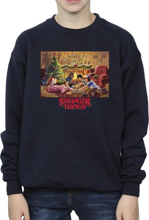 Produktbild Netflix Stranger Things Christmas Gathering Sweatshirt Jungen (152, 158)