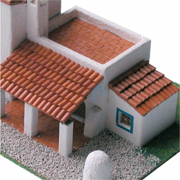 Produktbild Block Cuit. 3D Keramik-Modelbausatz -Traditionelles Ibiza-Haus (26 x 10 x 22 cm)