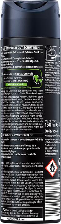 Produktbild NIVEA Extreme Wild (Spray, 150 ml)