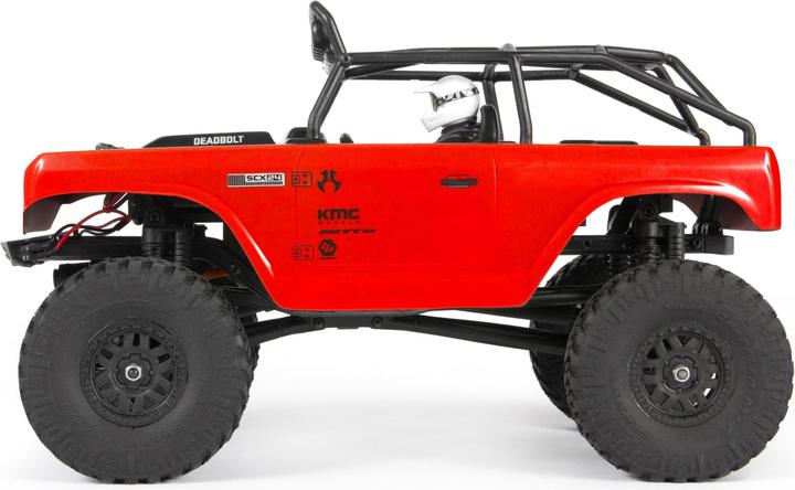 Immagine prodotto Axial SCX24 Catenaccio Elettrico Spazzolato 4WD 1:24 RTR rosso (RTR pronto all'uso)