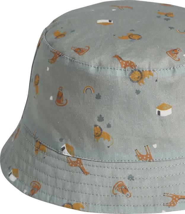 Produktbild Vertbaudet Wendbarer Jungen Baby Sonnenhut mit Tieren (W44/L47)