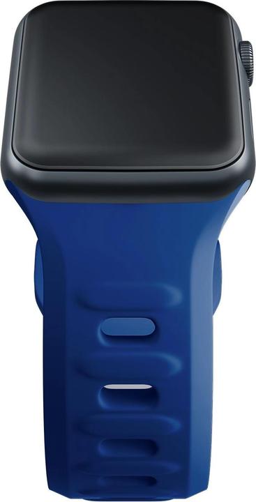 Image du produit 3MK Silicone Watch Strap Niebieski/Blue dla Apple Watch 42/44/45/49mm (Silicone, Acier inoxydable, 3, 4, 9, Extrémiste)