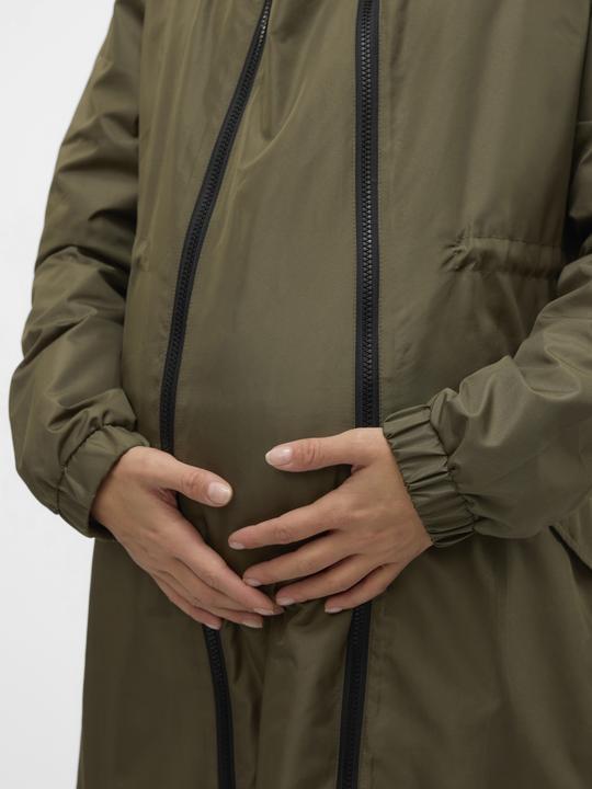 Actual product image Mamalicious Stand-up collar Elasticated cuffs Coat jacket (L)