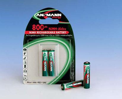 Actual product image Ansmann Battery MaxE AAA (1 pcs., AAA, 800 mAh)