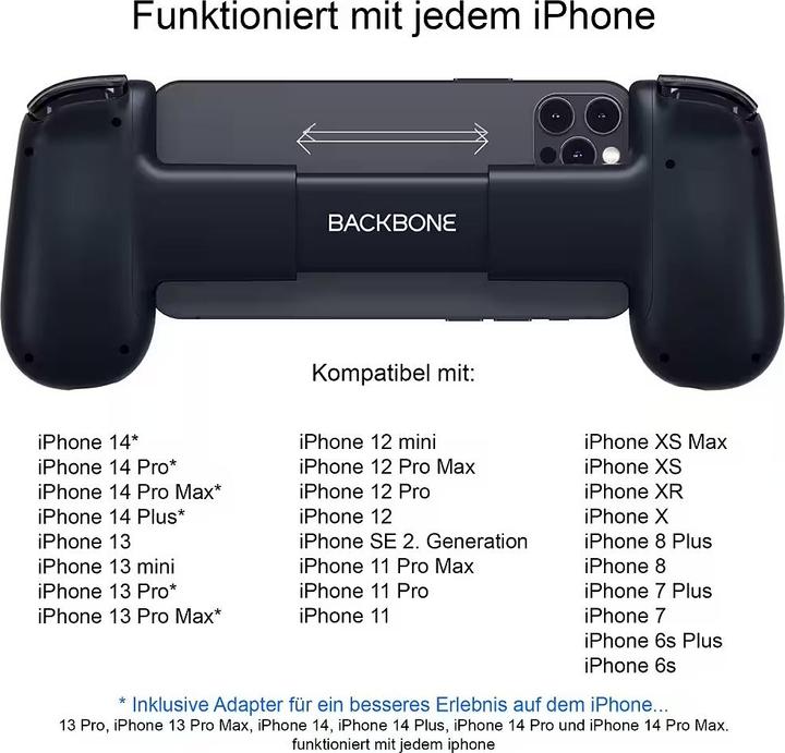 Produktbild Backbone One (iOS)