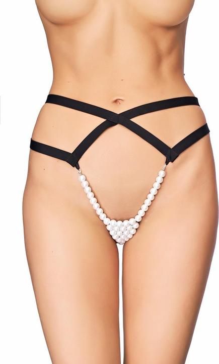 Produktbild 7 Heaven schwarzer Perlen-String-Tanga Lorica Italia (S)