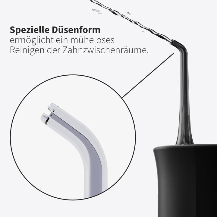 Produktbild Zahnheld Ersatzdüsen Basic 9x Schwarz (Mundduschenaufsätze)