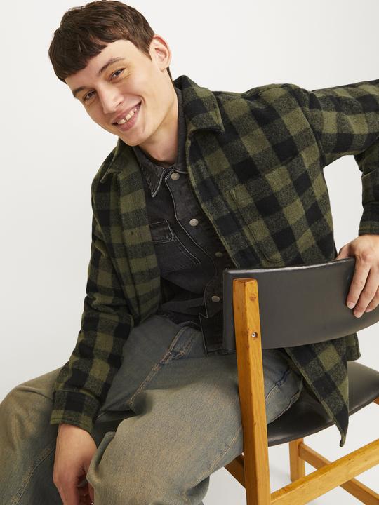 Produktbild Jack & Jones Relaxed Fit Overshirt Overshirt (XL)