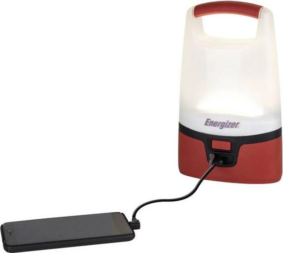 Image du produit Energizer E304157300 Vision USB LED Lanterne de camping 1300 lm alimentée par batterie rouge/