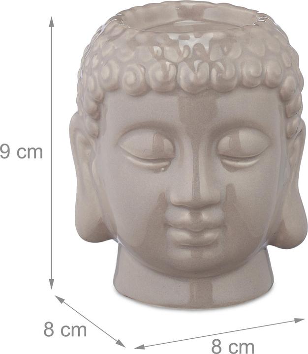 Immagine prodotto Relaxdays Portacandele Buddha (8 x 8 x 9,5 cm)