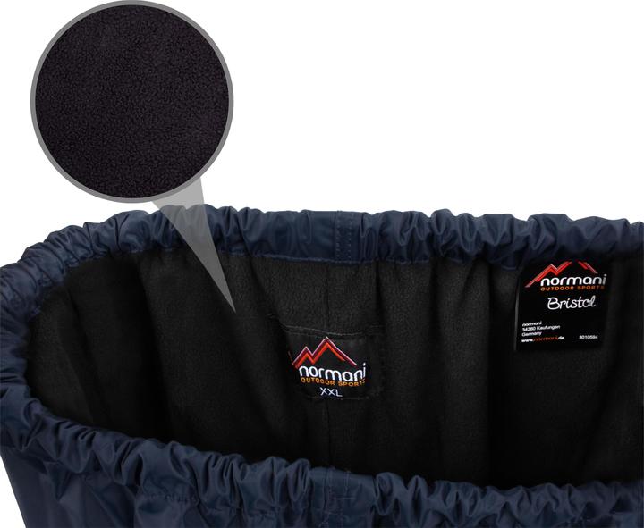 Actual product image Normani Kids rain trousers with fleece lining - 9009 (XL)