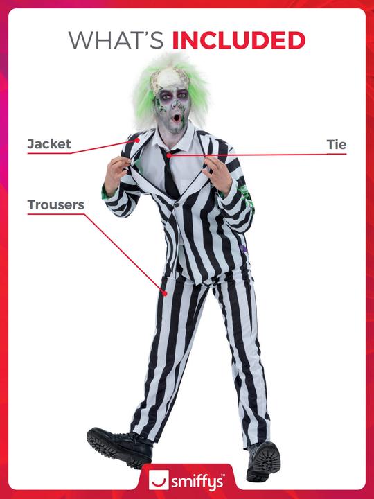 Produktbild Smiffys Beetlejuice Filmkostüm (L)