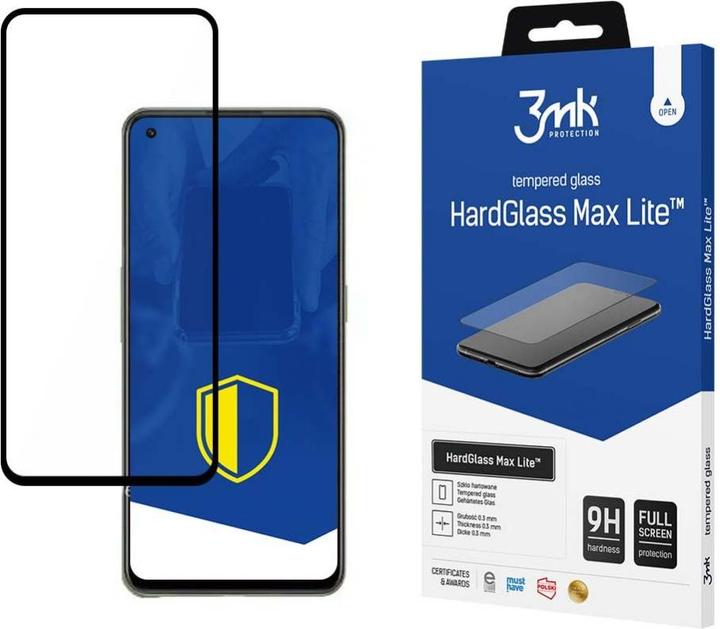 Immagine prodotto 3MK OnePlus North CE 5G/North 2 5G Nero - HardGlass Max Lite? (1 Pezzo/i, OnePlus Nord CE 5G, OnePlus Nord 2 5G)