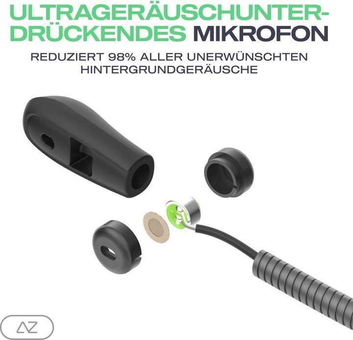 Produktbild AceZone A-Spire kabelloses Gaming-Headset schwarz (Kabellos, Kabelgebunden)