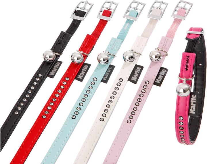 Immagine prodotto Karlie Art Leather Plus Collare per gatti Monte Carlo (XS, Gatto)
