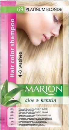 Marion Shampoo Colouring 4-8 Wash 69 Platinumonde 40Ml (40 ml, Flüssiges Shampoo)