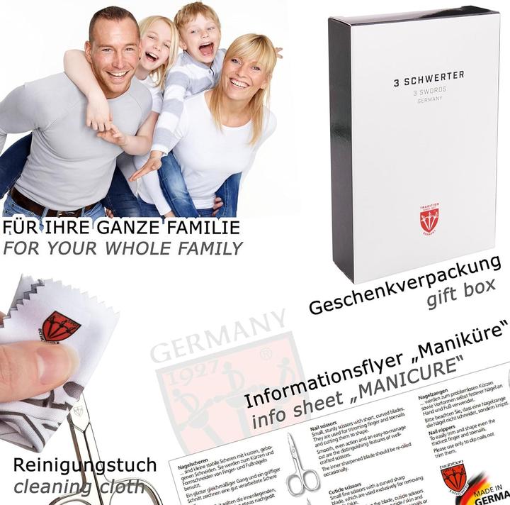 Actual product image Drei Schwerter Maniküre- und Pediküre-Set Verona